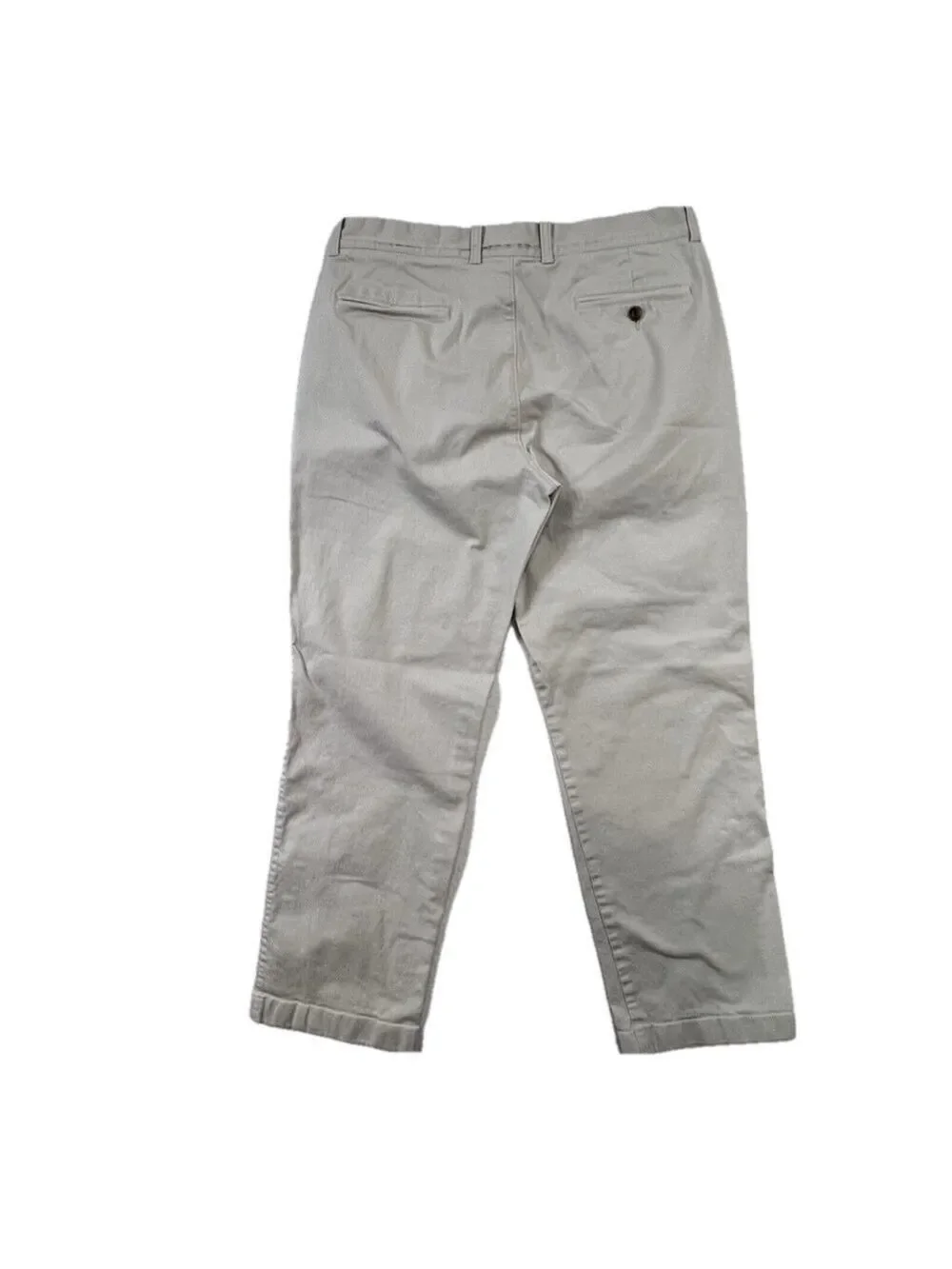 J. Crew Stretch Chino Pants Mens 34x30 Beige Athletic Fit Flex